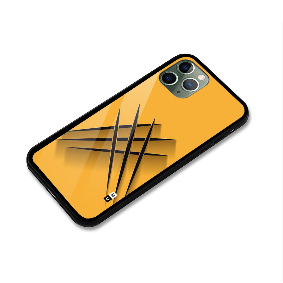 Black Paws Glass Back Case for iPhone 11 Pro