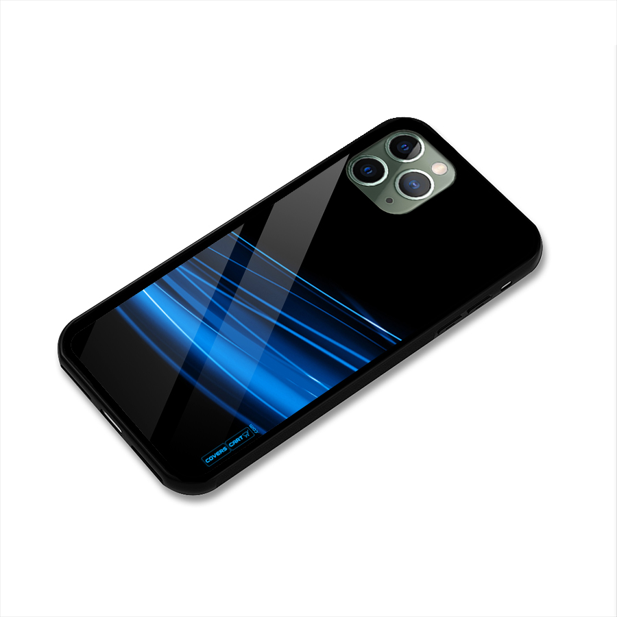 Blue Flow Glass Back Case for iPhone 11 Pro