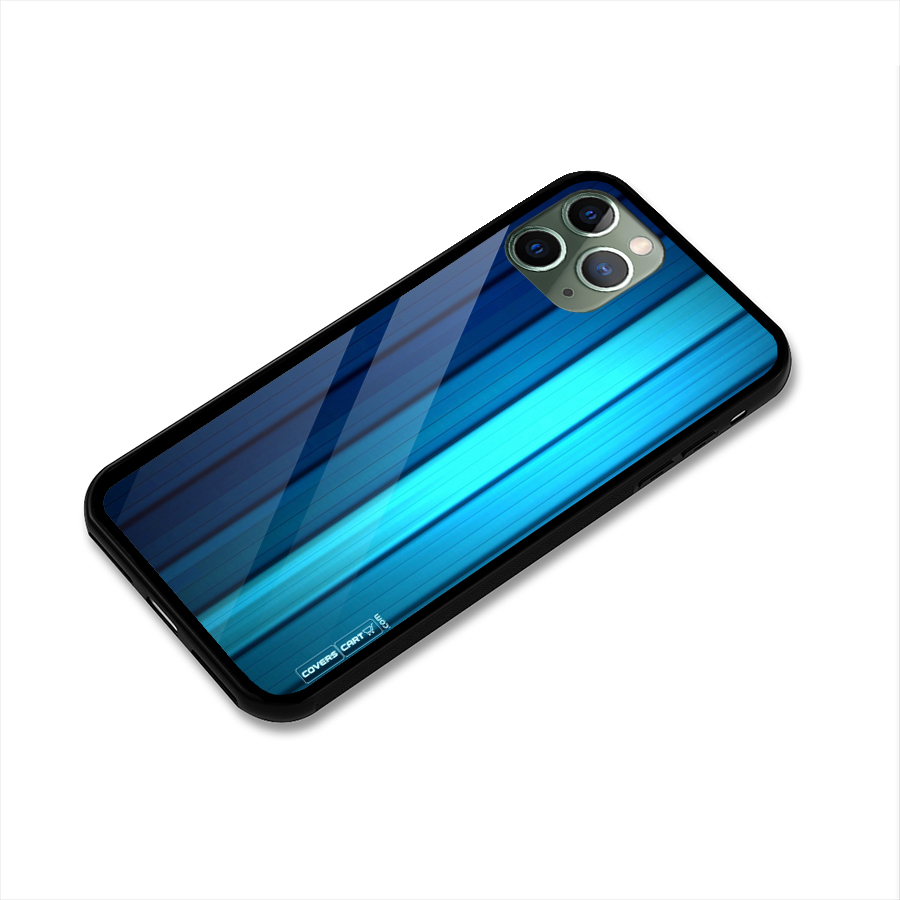 Blue Hues Glass Back Case for iPhone 11 Pro