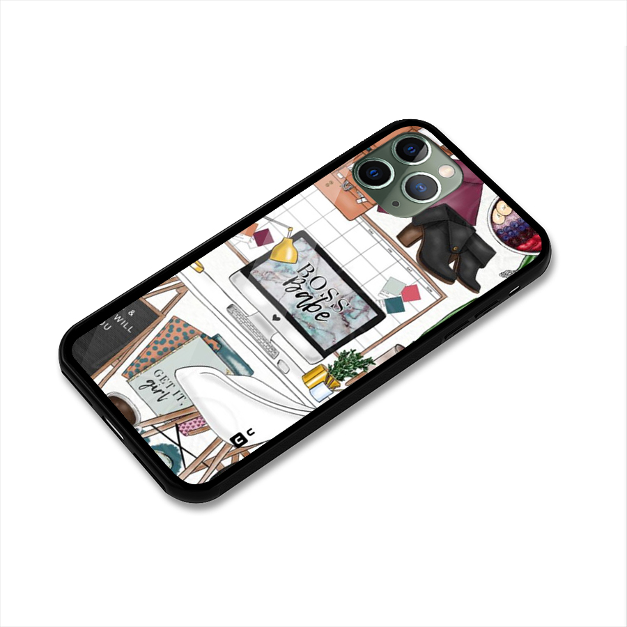 Boss Babe Glass Back Case for iPhone 11 Pro