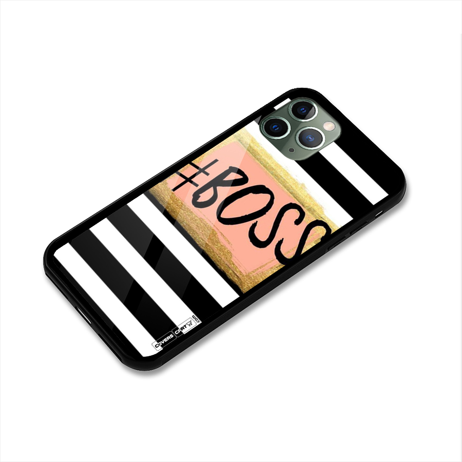 Boss Stripes Glass Back Case for iPhone 11 Pro