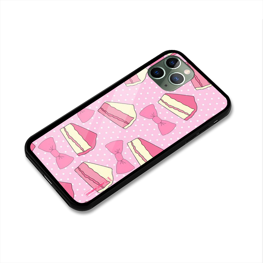 Bow Cake Glass Back Case for iPhone 11 Pro