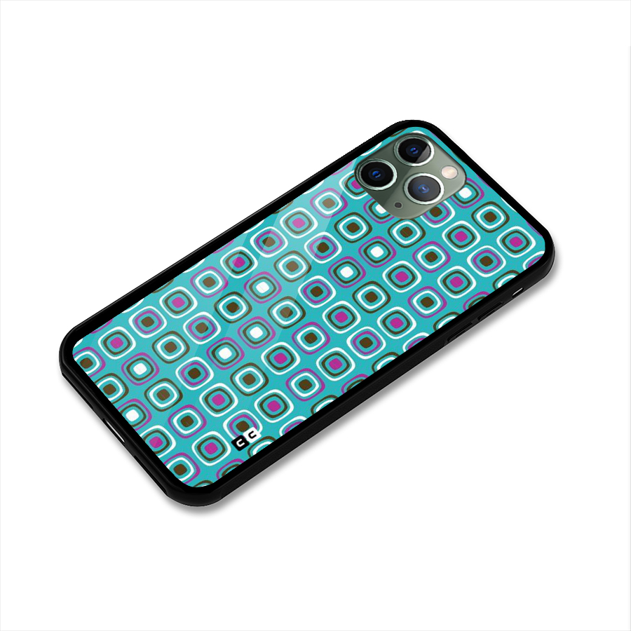 Boxes Tiny Pattern Glass Back Case for iPhone 11 Pro