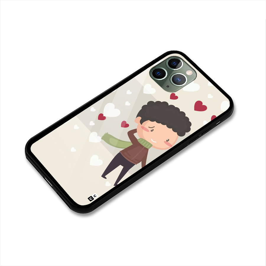 Boy in love Glass Back Case for iPhone 11 Pro