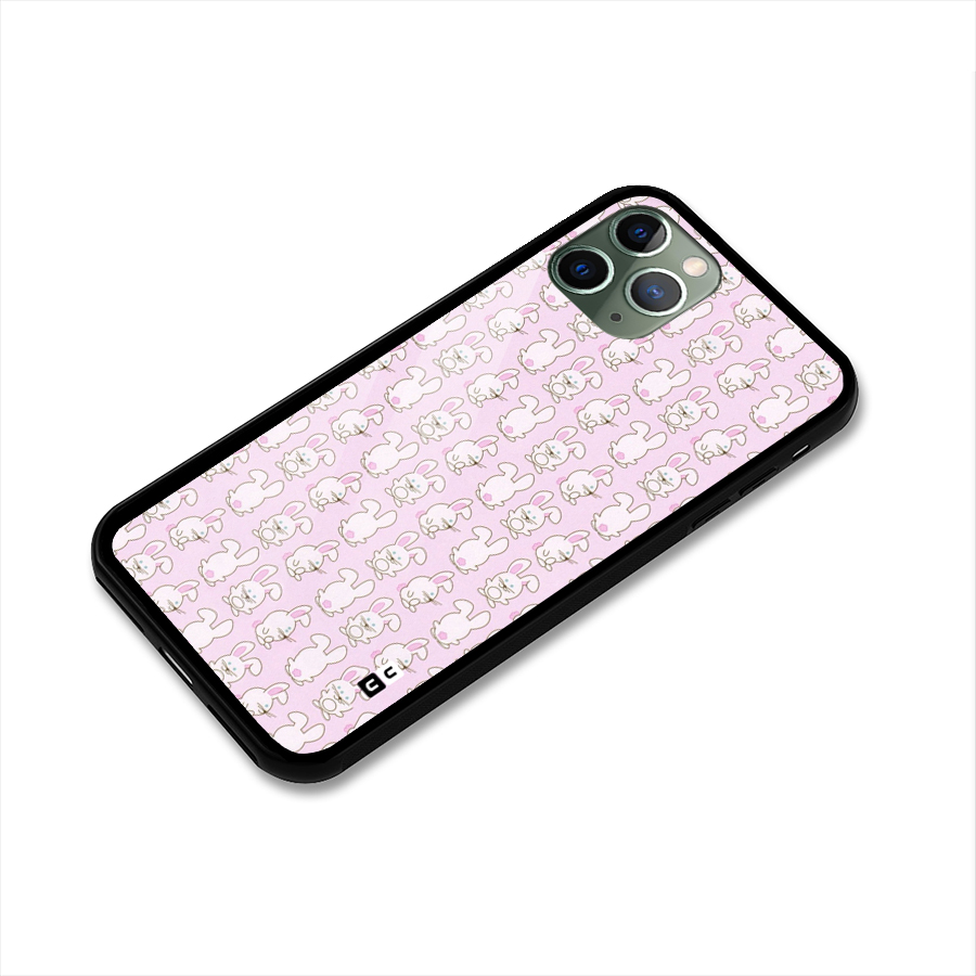 Bunny Cute Glass Back Case for iPhone 11 Pro