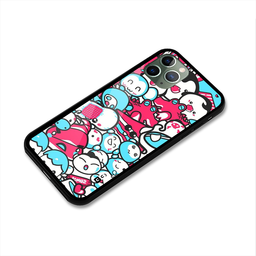 Bunny Quirk Glass Back Case for iPhone 11 Pro