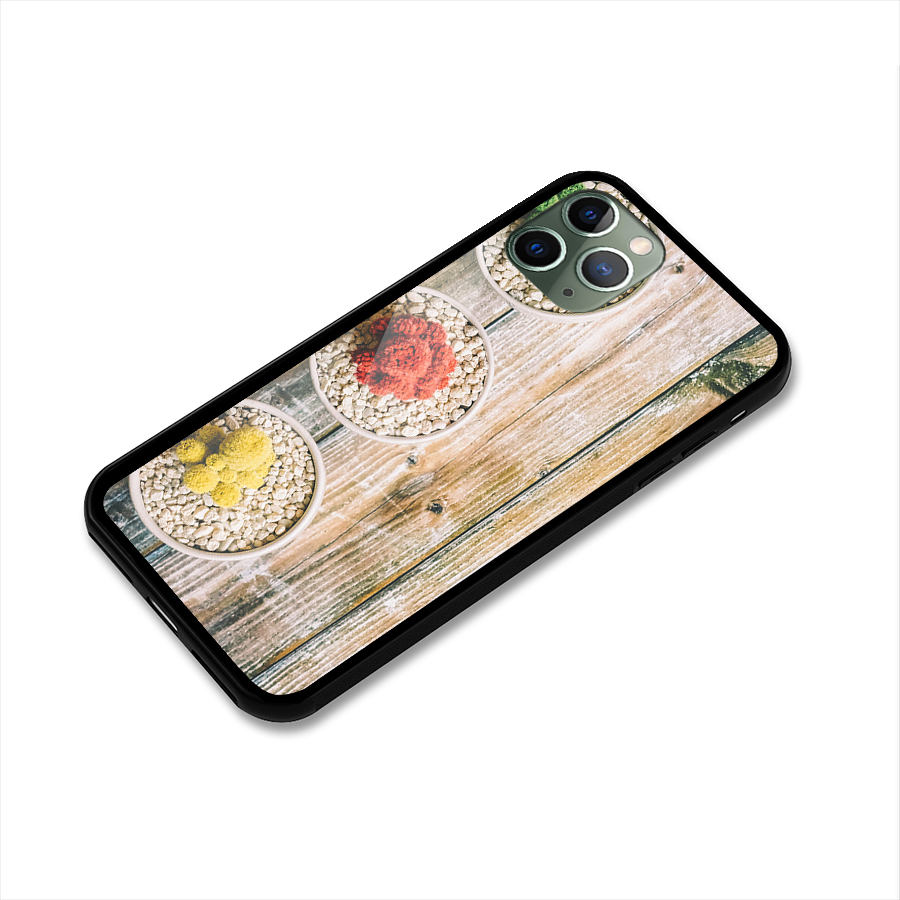 Cacti Decor Glass Back Case for iPhone 11 Pro