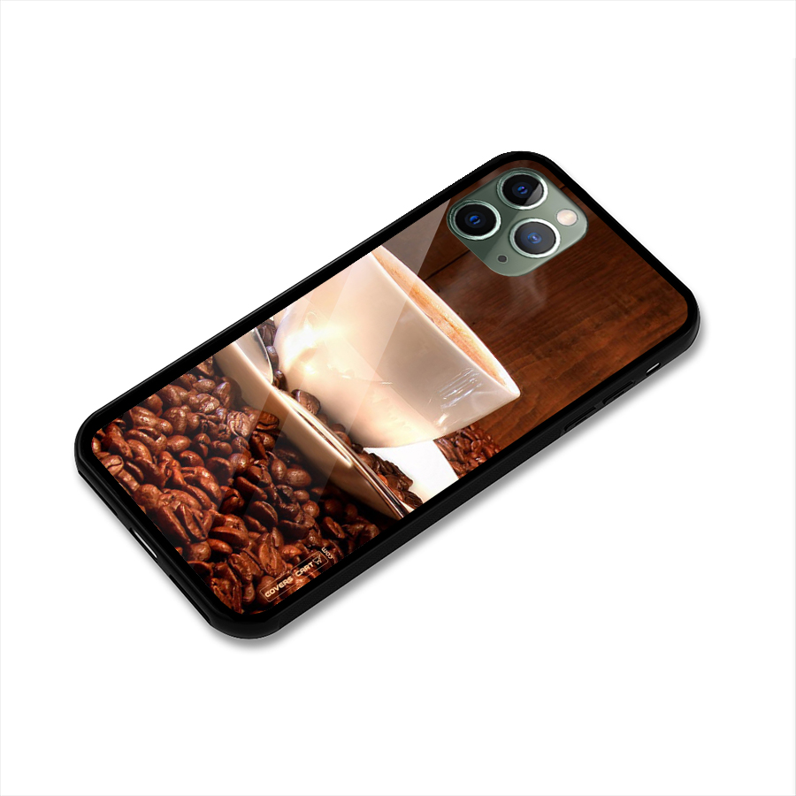 Caffeine Beans Glass Back Case for iPhone 11 Pro