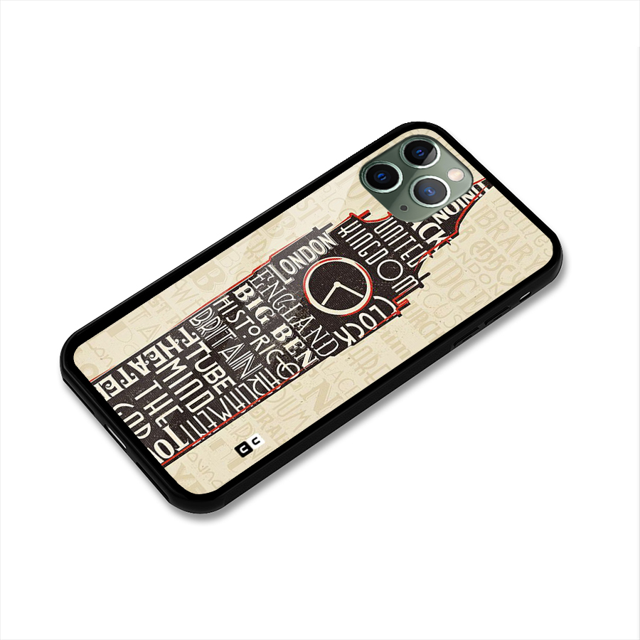 Cap City Design Glass Back Case for iPhone 11 Pro