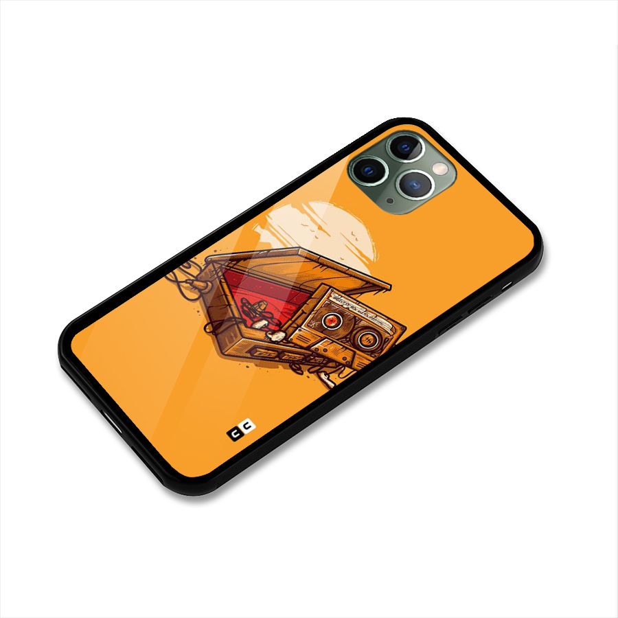Casette Box Glass Back Case for iPhone 11 Pro