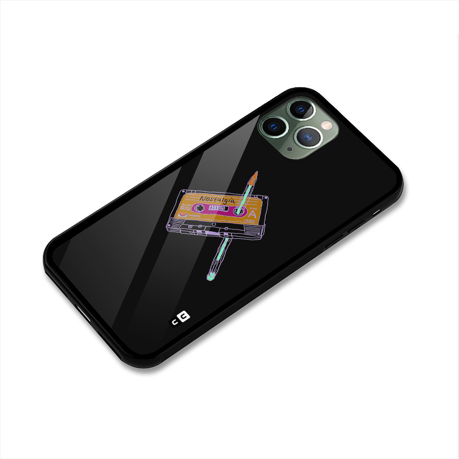 Casette Nostalgia Glass Back Case for iPhone 11 Pro