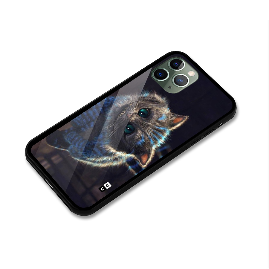 Cat Smile Glass Back Case for iPhone 11 Pro