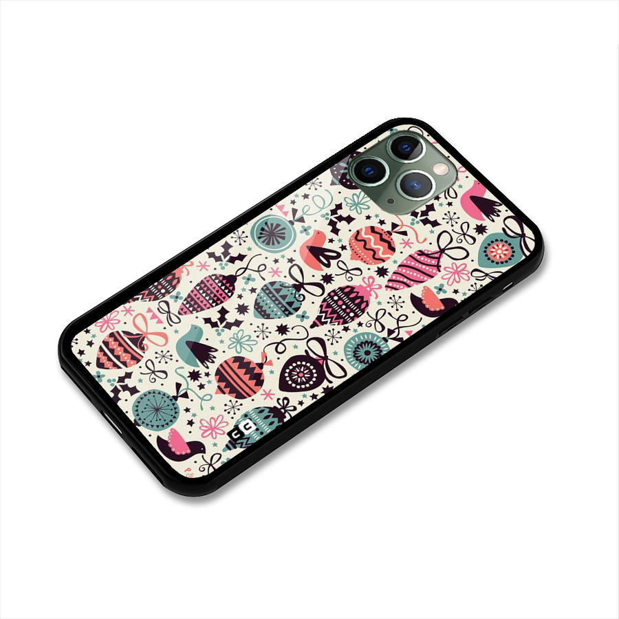 Celebration Pattern Glass Back Case for iPhone 11 Pro