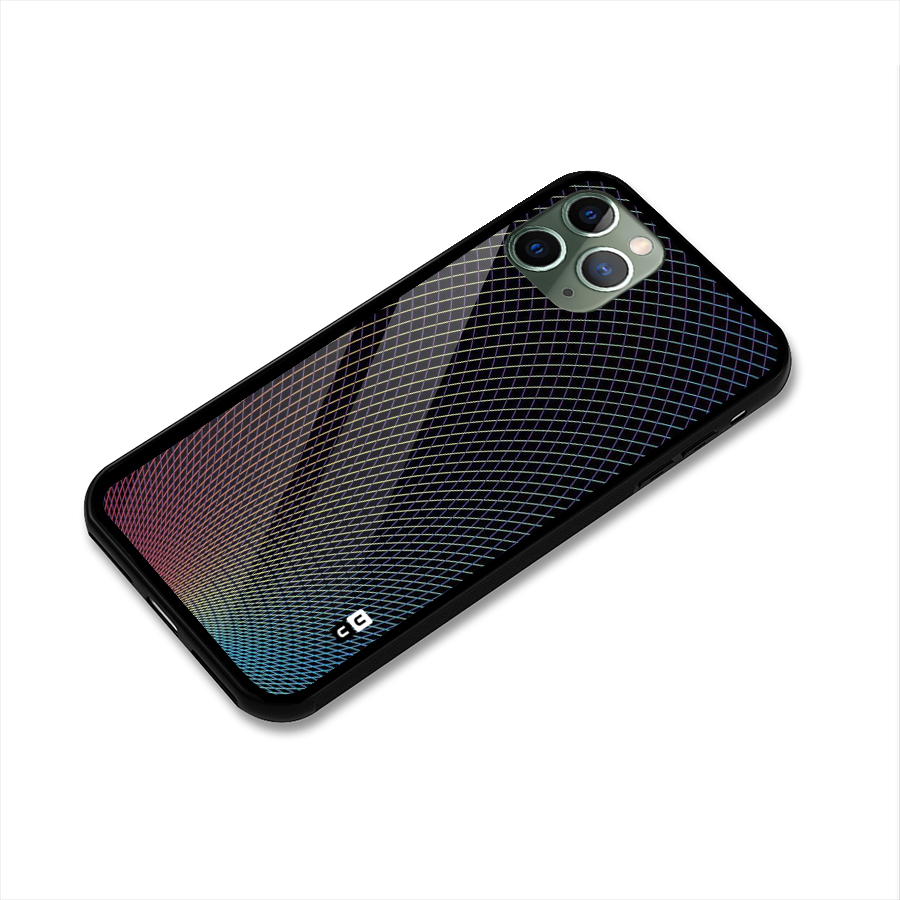 Check Swirls Glass Back Case for iPhone 11 Pro