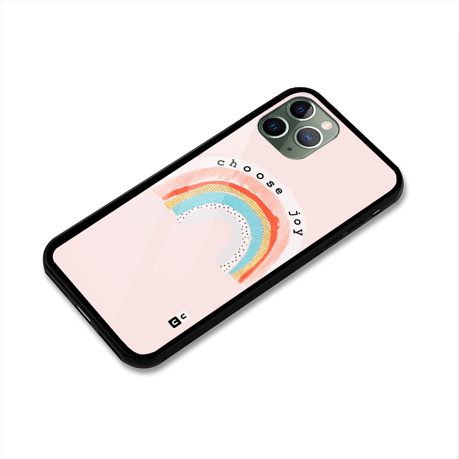 Choose Joy Glass Back Case for iPhone 11 Pro