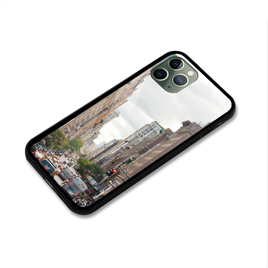 City Street View Glass Back Case for iPhone 11 Pro