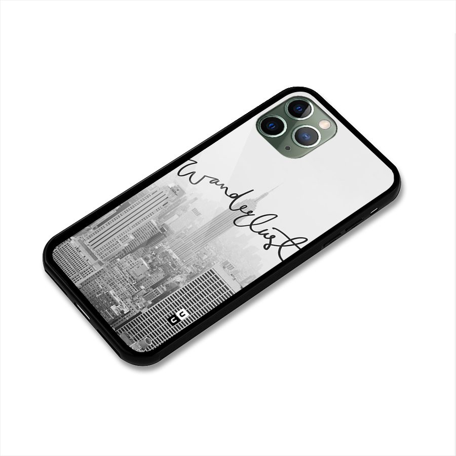 City Wanderlust Monochrome Glass Back Case for iPhone 11 Pro