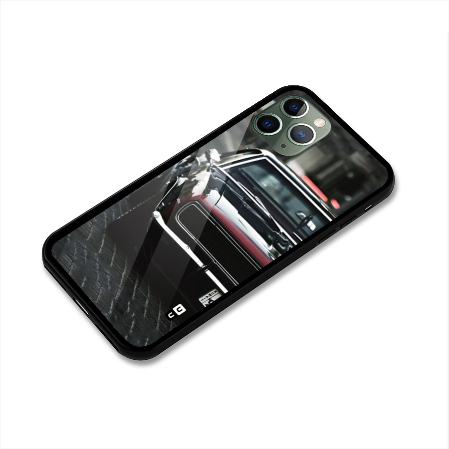 Class Vintage Car Glass Back Case for iPhone 11 Pro