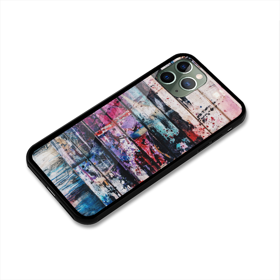 Classic Art Splash Glass Back Case for iPhone 11 Pro