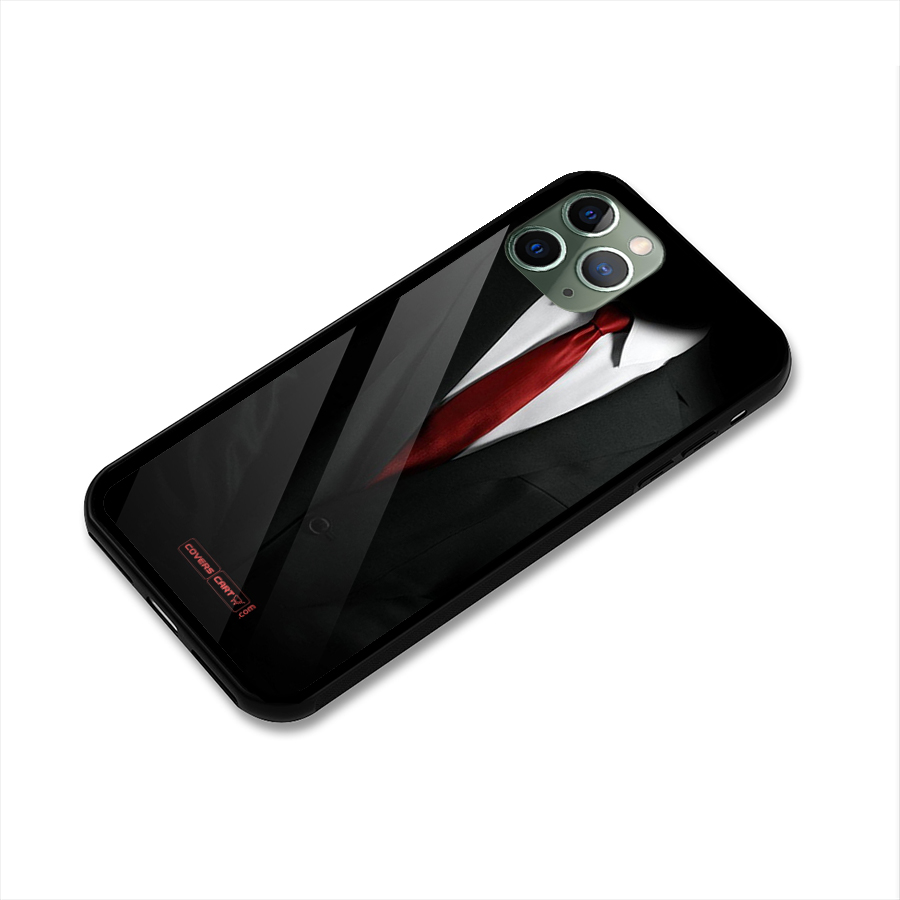 Classic Suit Glass Back Case for iPhone 11 Pro