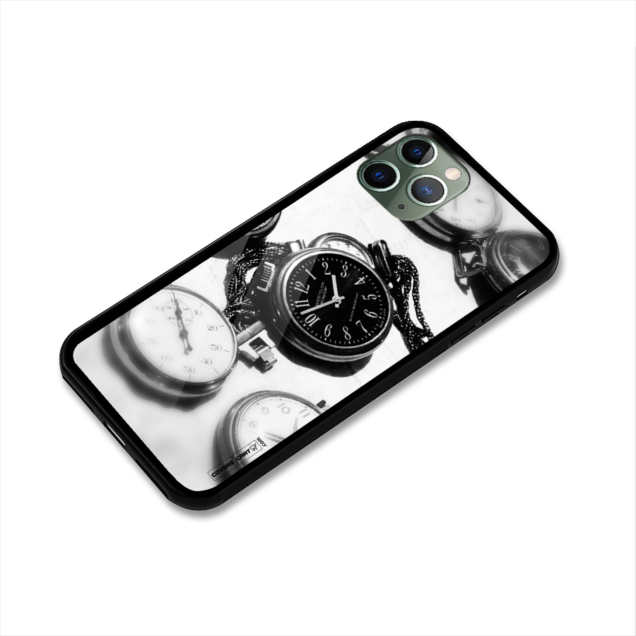 Clock Collection Glass Back Case for iPhone 11 Pro