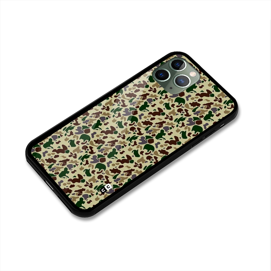 Colored Shapes Glass Back Case for iPhone 11 Pro