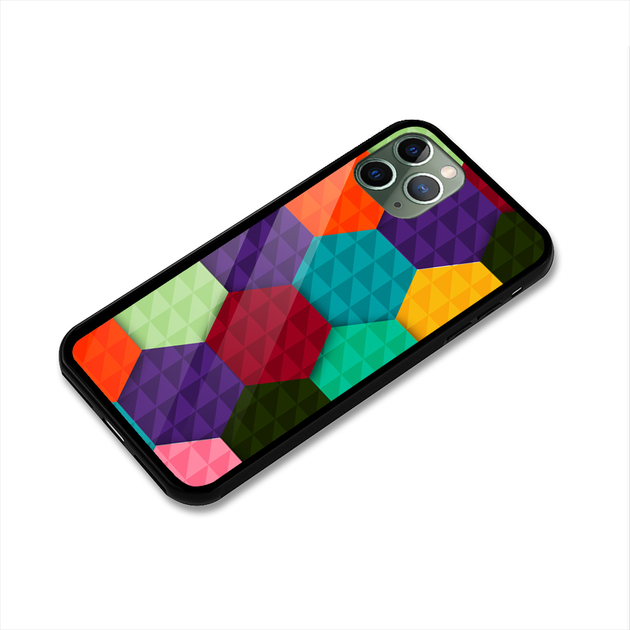 Colourful Abstract Glass Back Case for iPhone 11 Pro