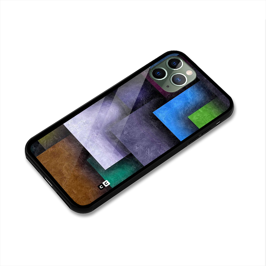 Concrete Squares Glass Back Case for iPhone 11 Pro