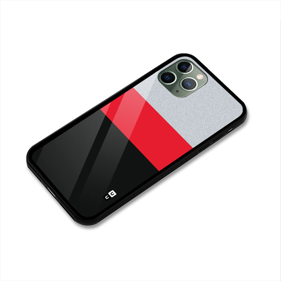 Cool Melange Stripe Glass Back Case for iPhone 11 Pro