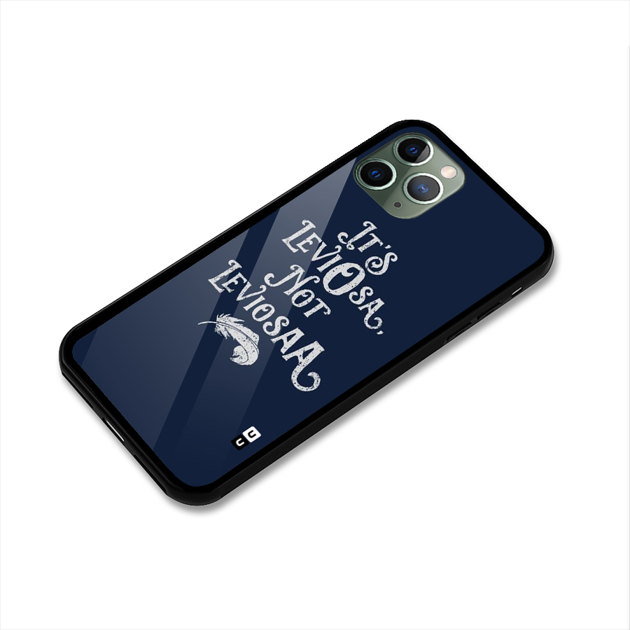Correction Feather Glass Back Case for iPhone 11 Pro
