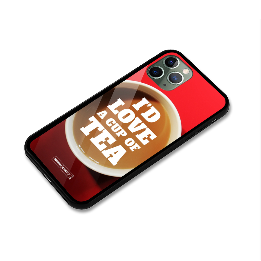 Cup of Tea Glass Back Case for iPhone 11 Pro