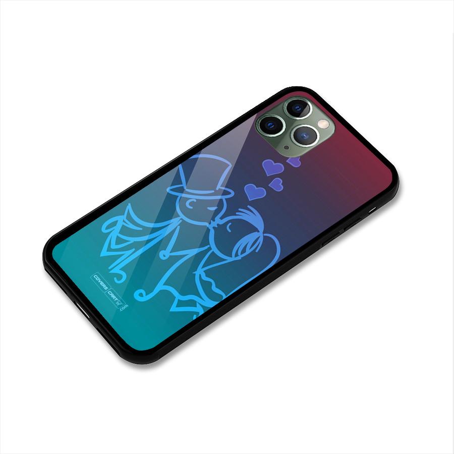 Cute Love Glass Back Case for iPhone 11 Pro