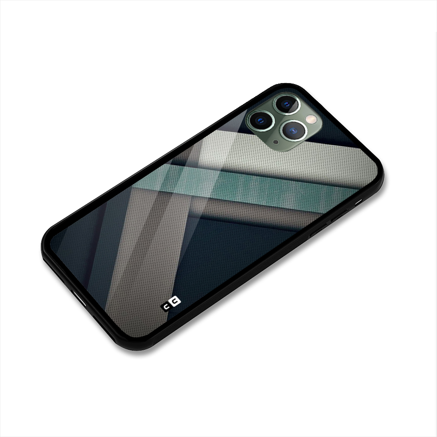 Dark Stripes Glass Back Case for iPhone 11 Pro