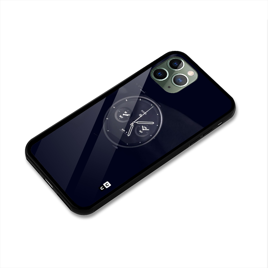 Dark Watch Glass Back Case for iPhone 11 Pro