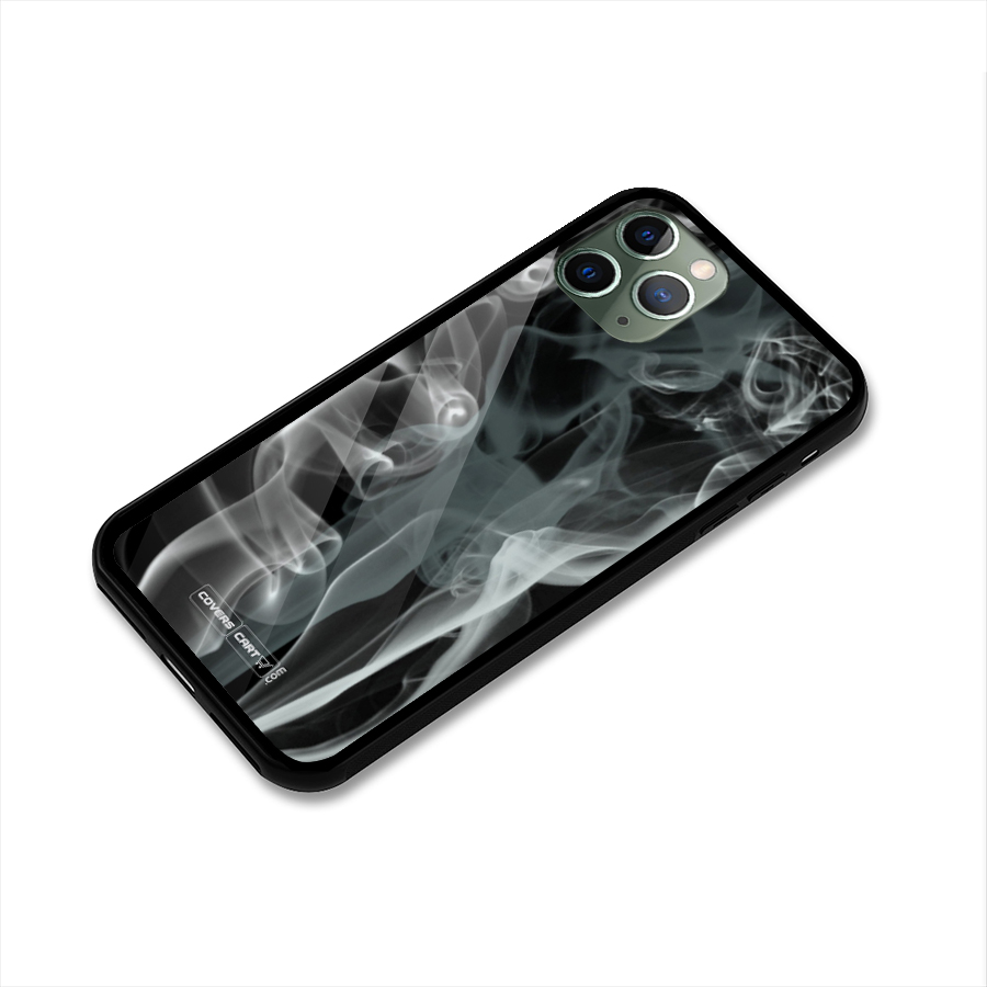 Dense Smoke Glass Back Case for iPhone 11 Pro