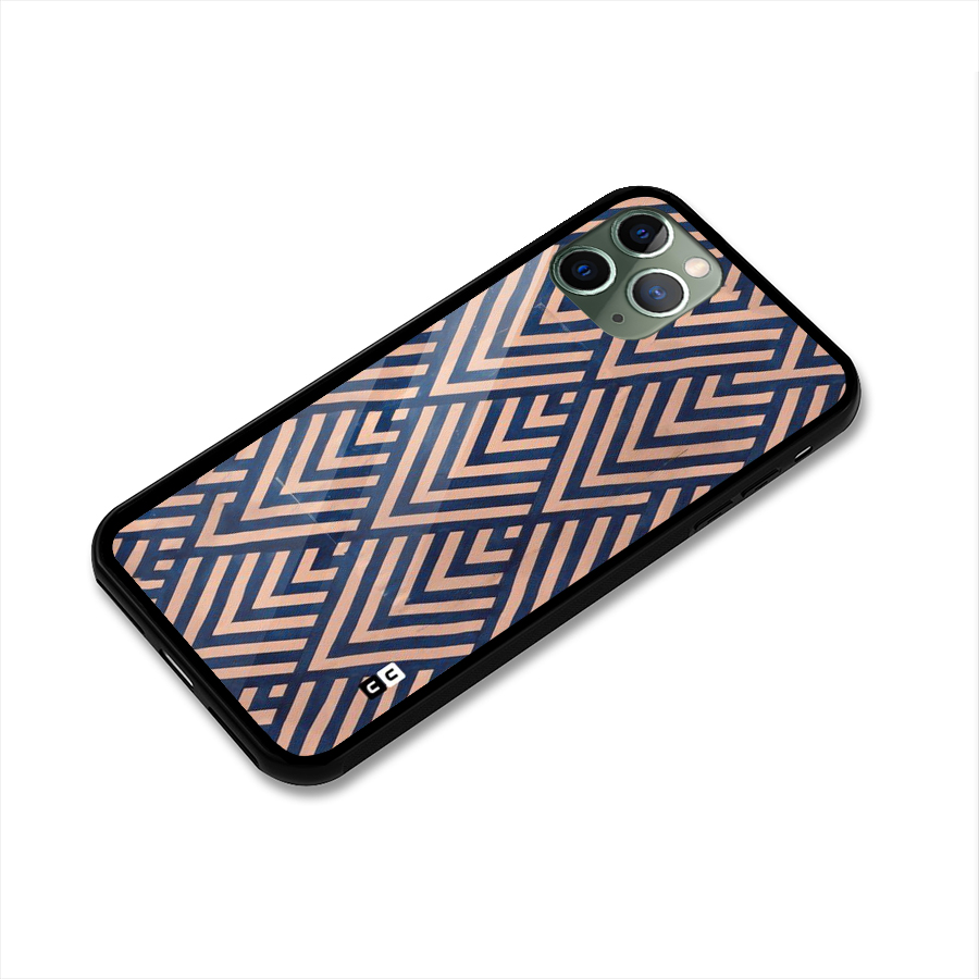 Diamond Blues Glass Back Case for iPhone 11 Pro