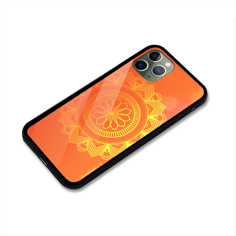 Diwali Rangoli Glass Back Case for iPhone 11 Pro