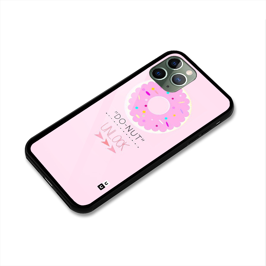 Do-Nut Unlock Glass Back Case for iPhone 11 Pro