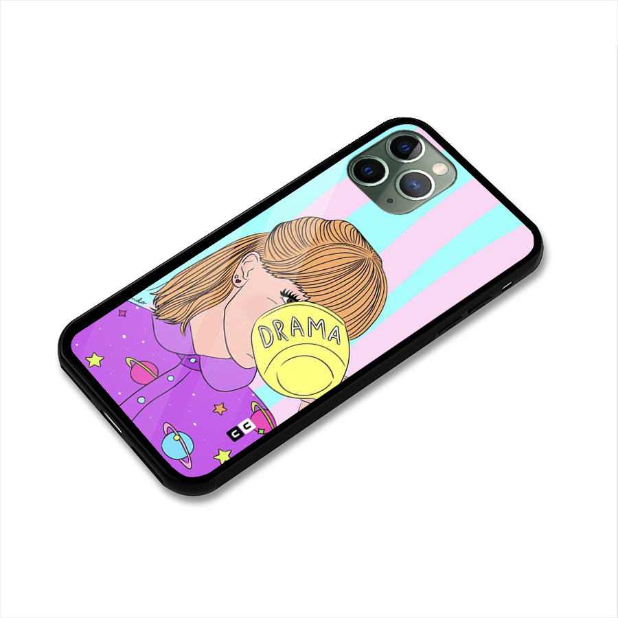 Drama Cup Glass Back Case for iPhone 11 Pro
