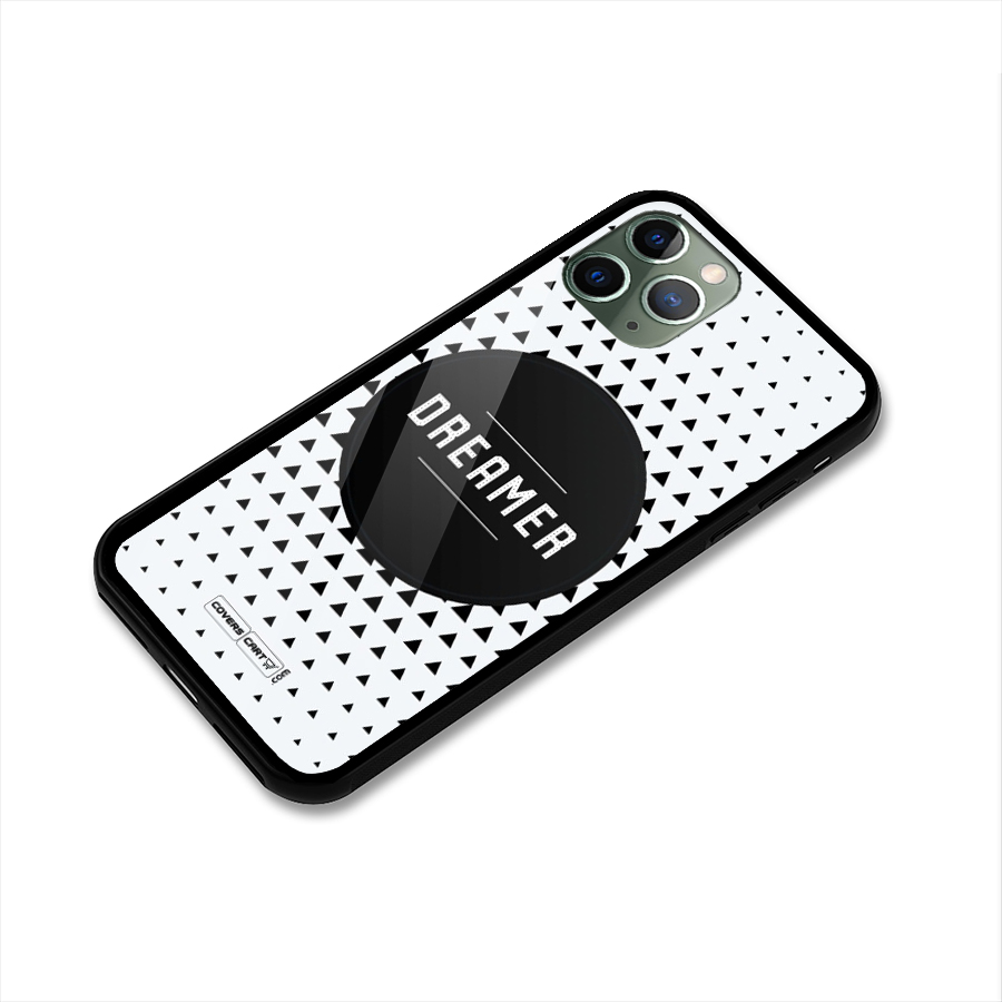 Dreamer Minimalist Glass Back Case for iPhone 11 Pro