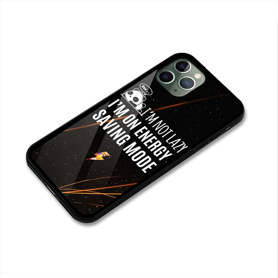 Energy Saving Mode Glass Back Case for iPhone 11 Pro