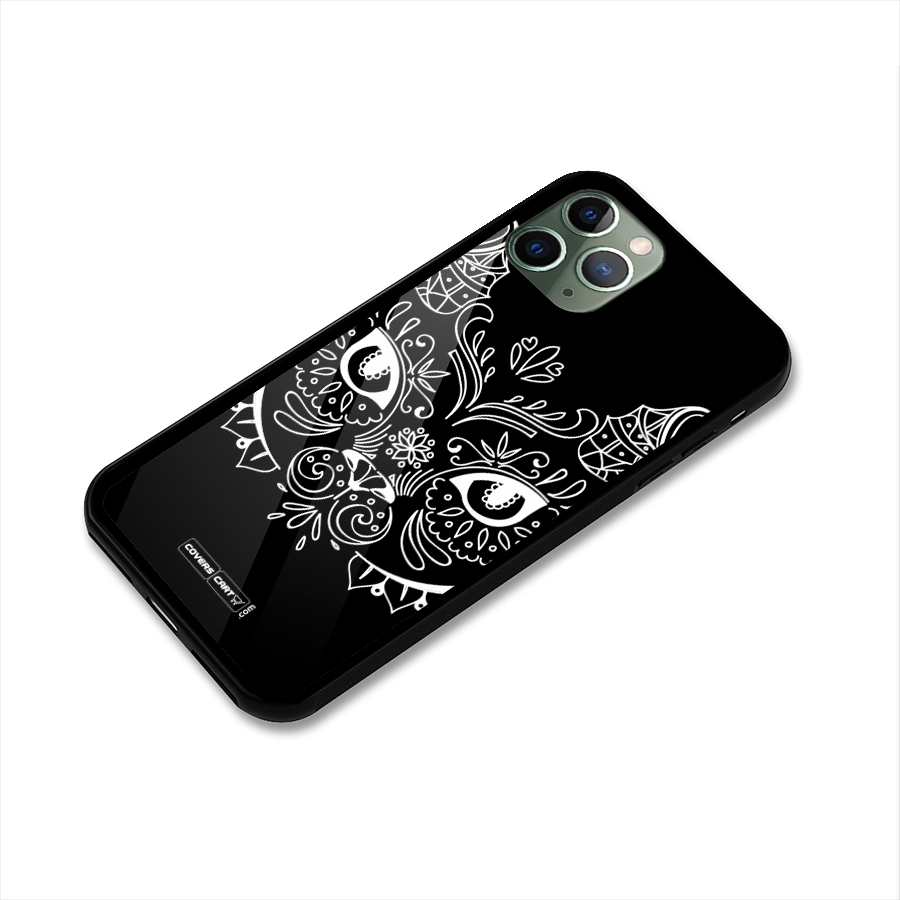 Ethnic Cat Design Glass Back Case for iPhone 11 Pro