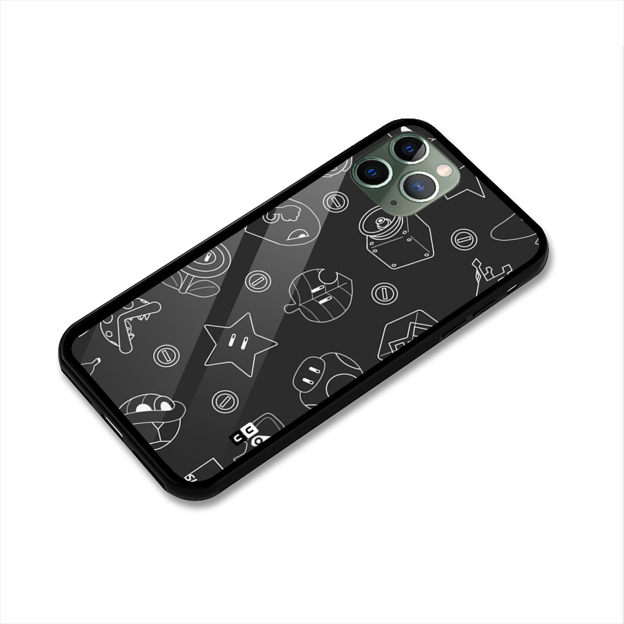 Face Mishchief Glass Back Case for iPhone 11 Pro