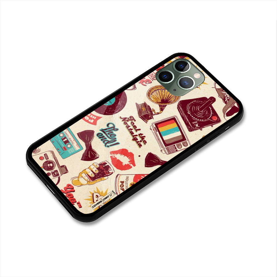 Feel The Nostalgia Glass Back Case for iPhone 11 Pro