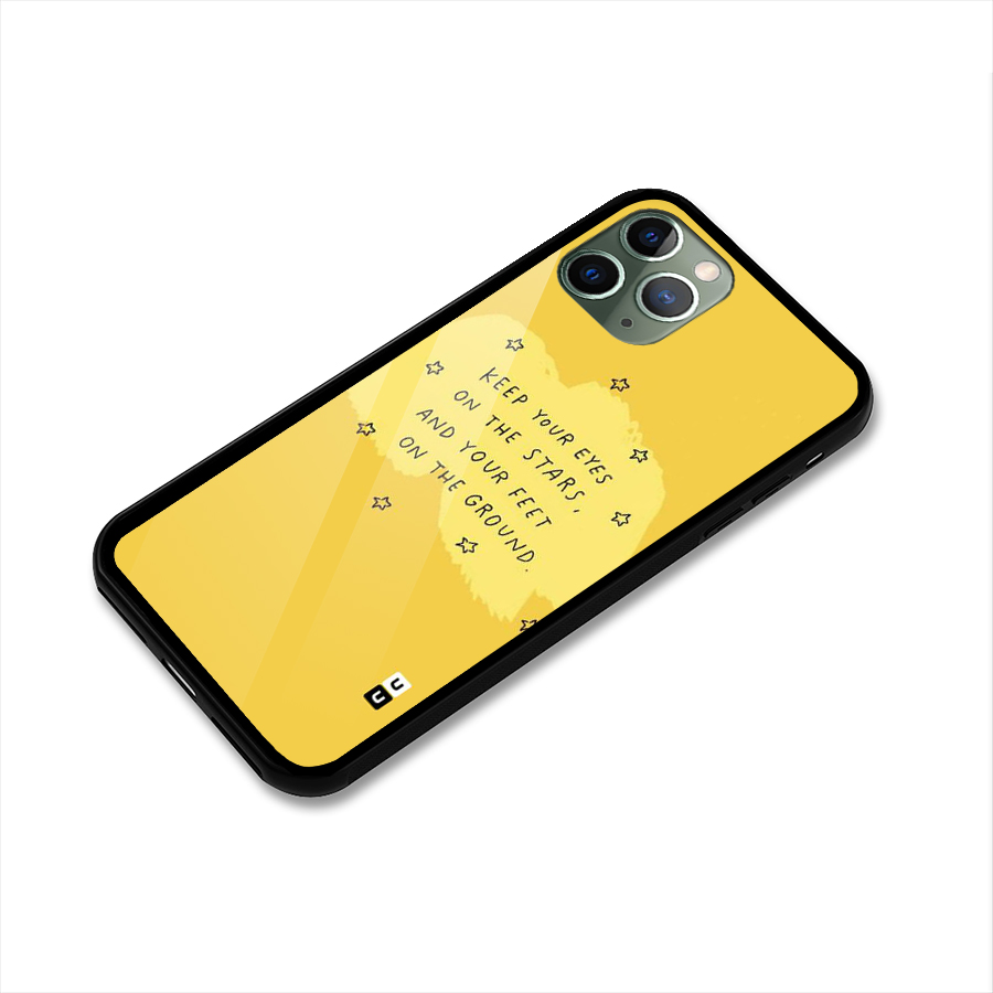 Feet On Ground Glass Back Case for iPhone 11 Pro