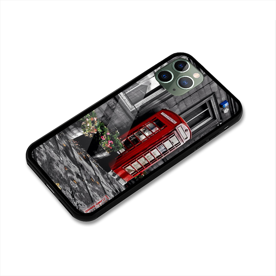 Flower And Booth Glass Back Case for iPhone 11 Pro