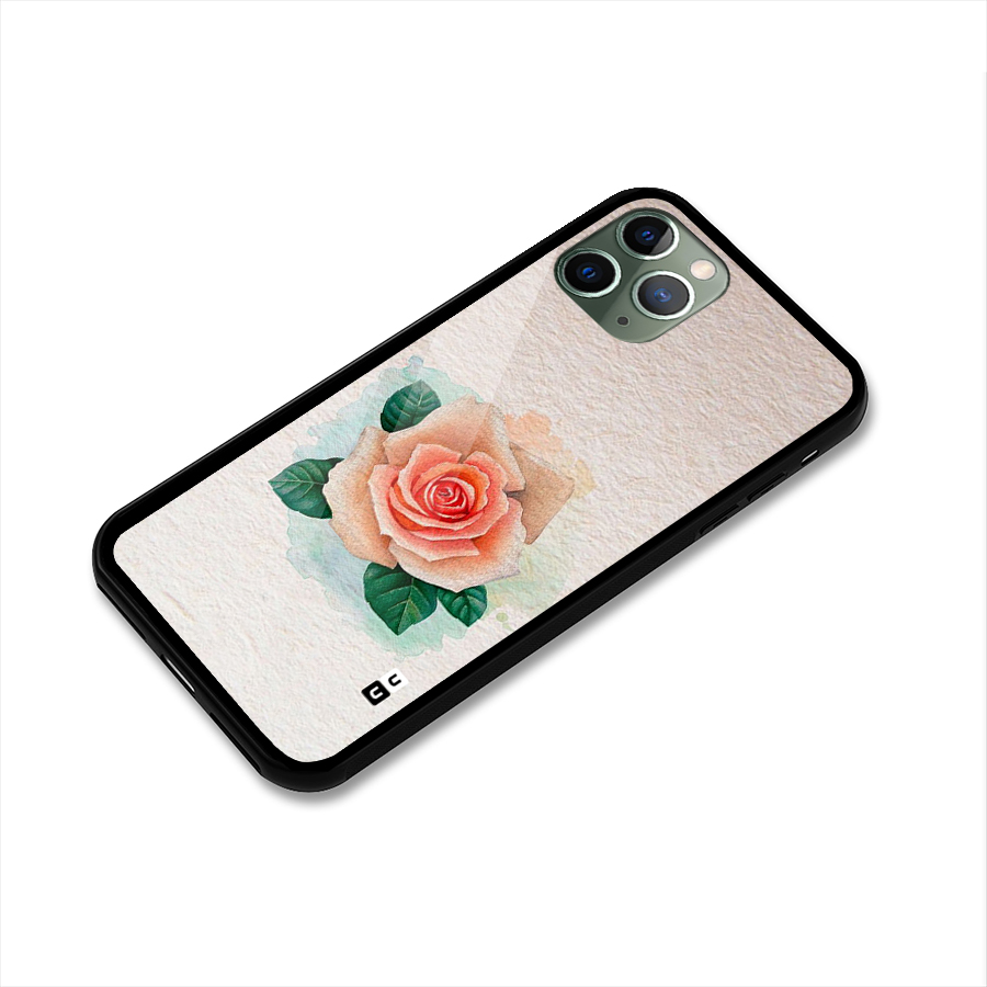 Flower Water Art Glass Back Case for iPhone 11 Pro