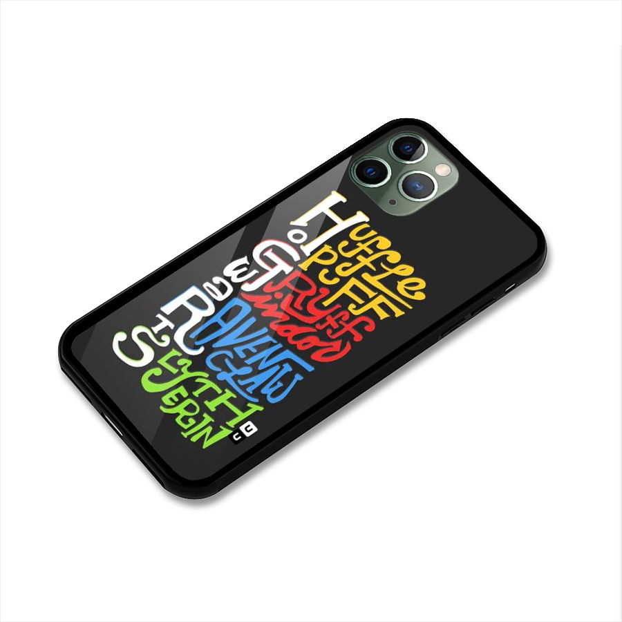 Four Colored Homes Glass Back Case for iPhone 11 Pro