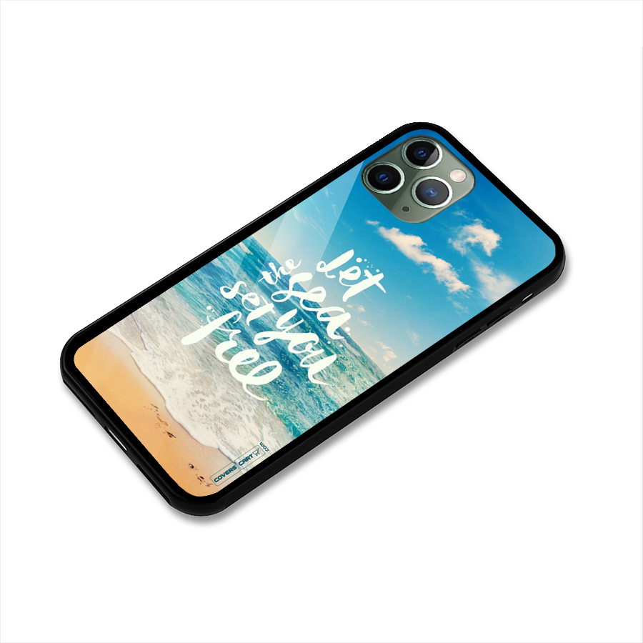 Free Sea Glass Back Case for iPhone 11 Pro
