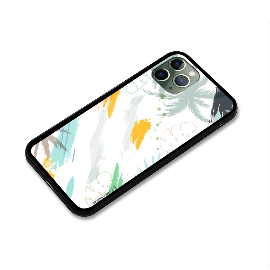 Fresh Colors Splash Glass Back Case for iPhone 11 Pro